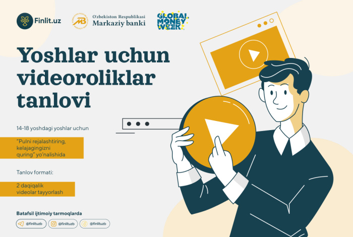 Yoshlar o‘rtasida videoroliklar tanlovi